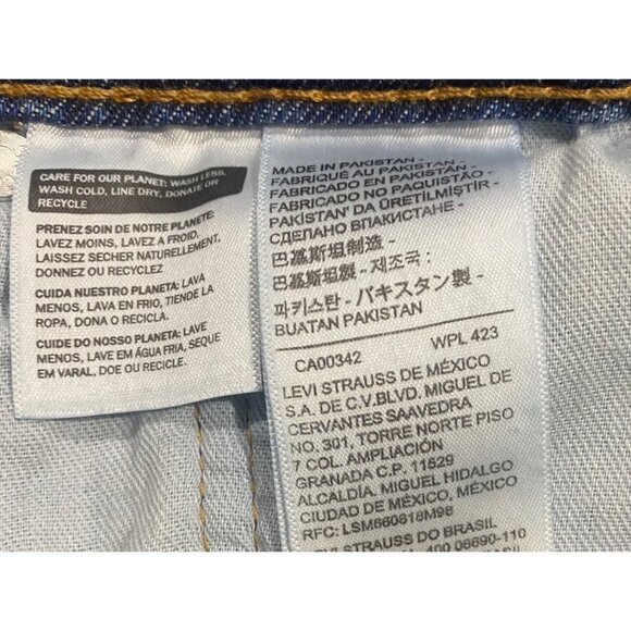 Levis 511 Mens Slim Fit Jeans‎ W32 L30 Stretch Denim Blue - Picture 7 of 15